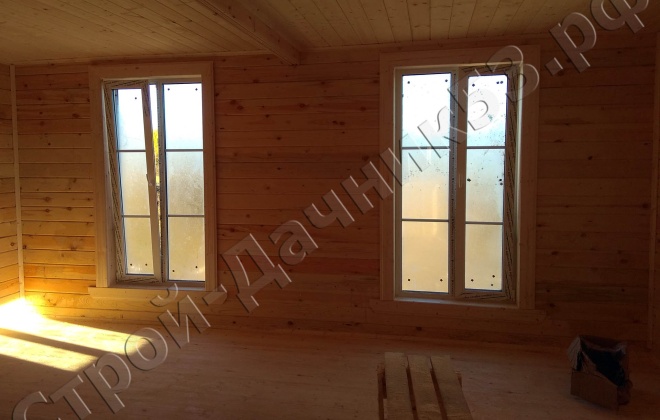 4 Брусовой дом ОД-11, 9×9, 81 м², Новгородская область,  Валдайский район, Деревня Ивантеево (7)